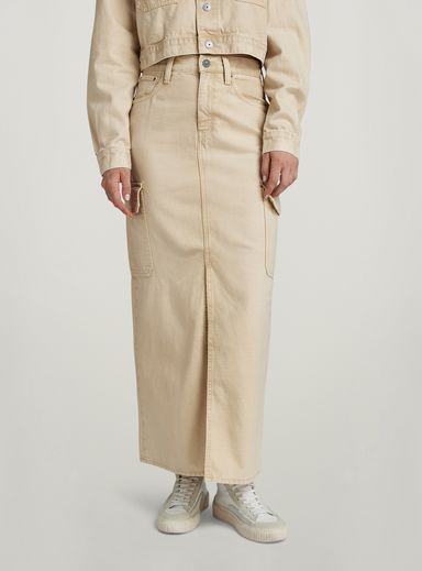 Viktoria Long Cargo Skirt